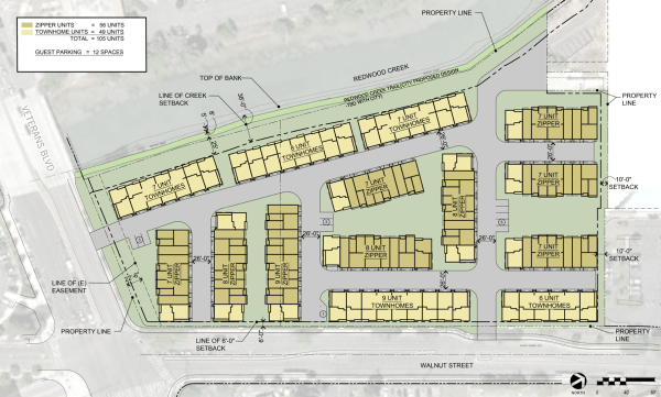 300-400 Walnut site plan.